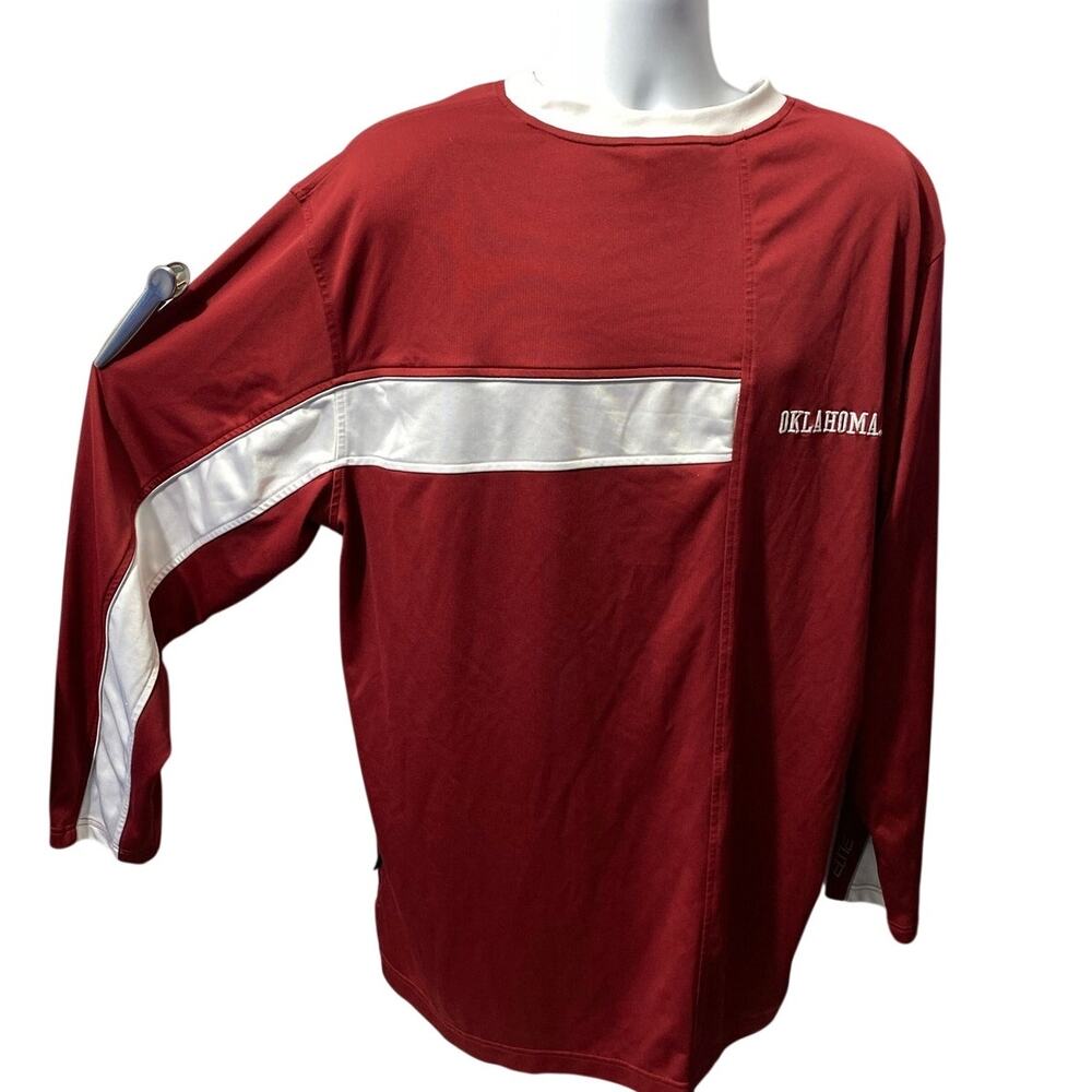 Nike Team Red Long Sleeve Shirt Mens Size 2XL Oklahoma University